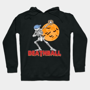 Dabbing Skeleton Baseball Player Deathball Hoodie